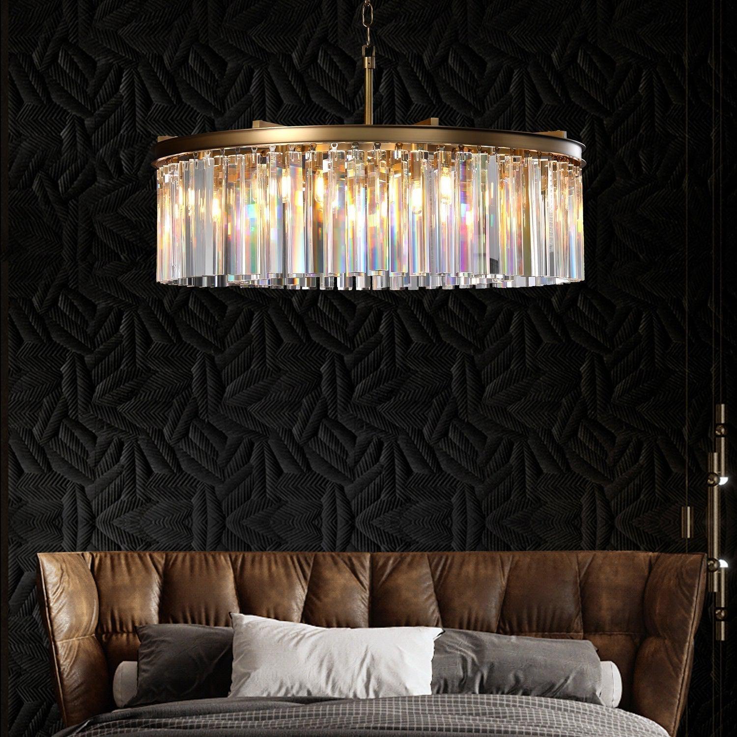 Rhys Round Chandelier 43"