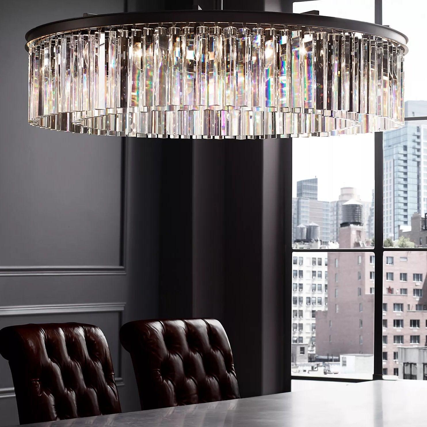 Rhys Round Chandelier 43"