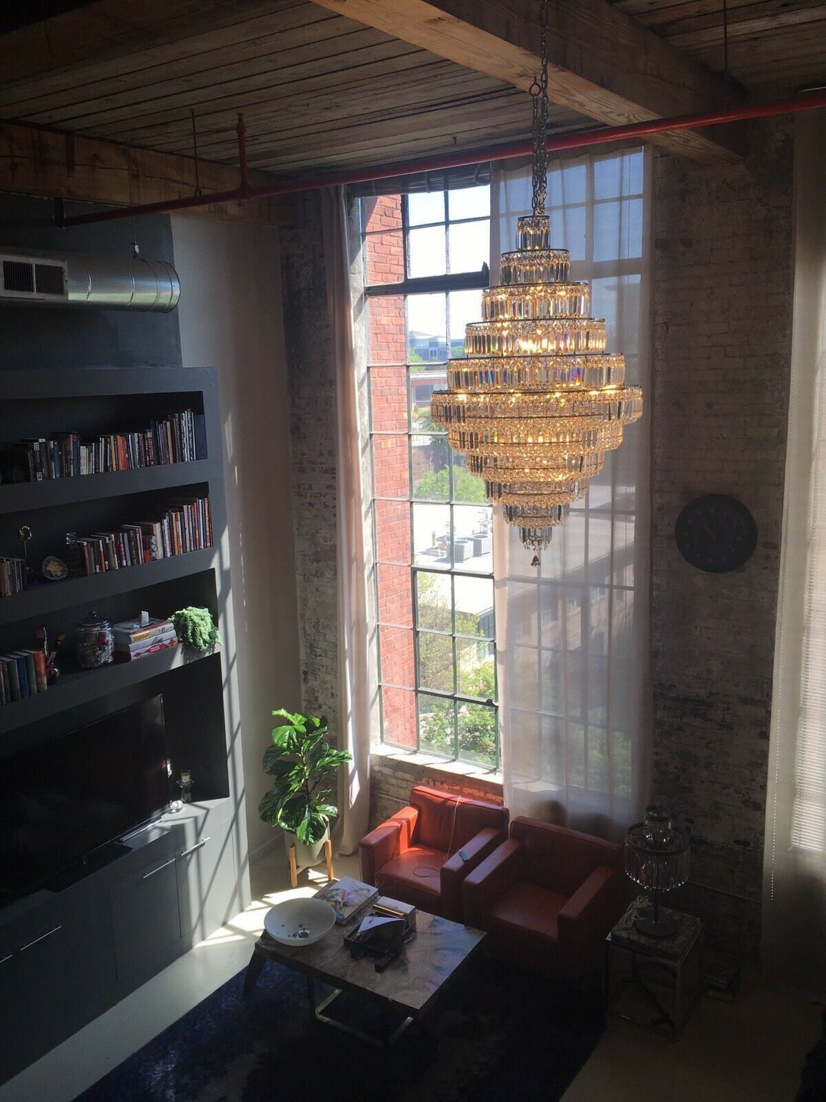 Chrome/ Silver/ Gold Extra Large Chandelier For Foyer Living Room Staircase Crystal Ceiling Lighting Fixture-MEET LIGHTING