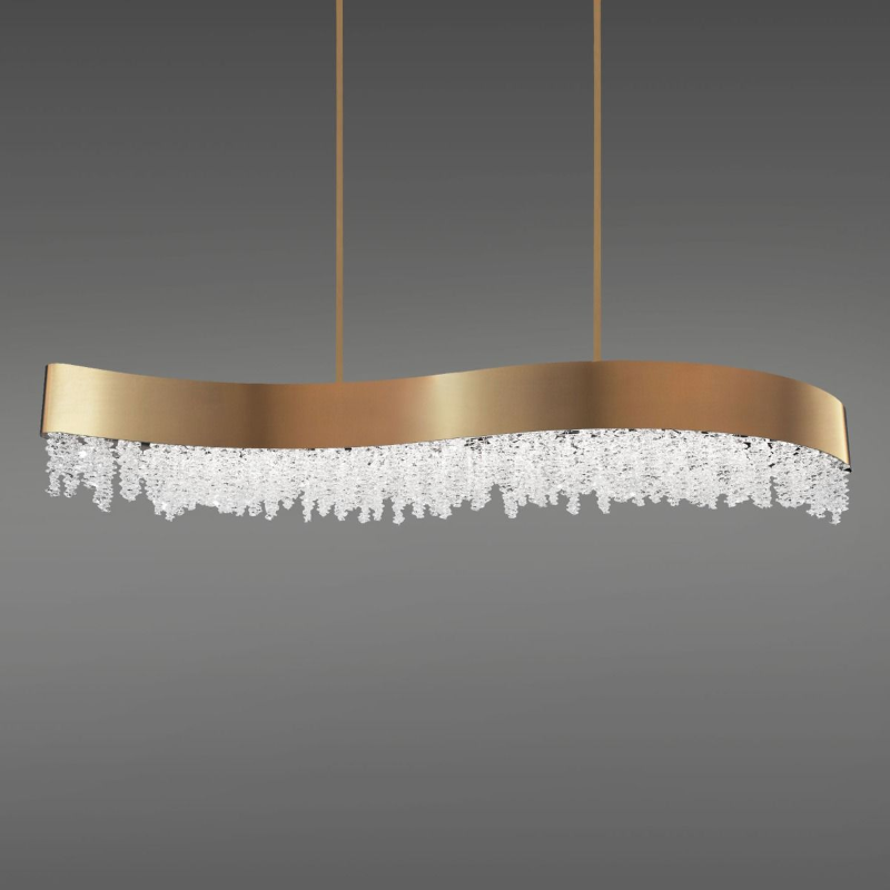 Meet Crystal Chandelier S3548 Soleil 1-lt 47" LED Island Light