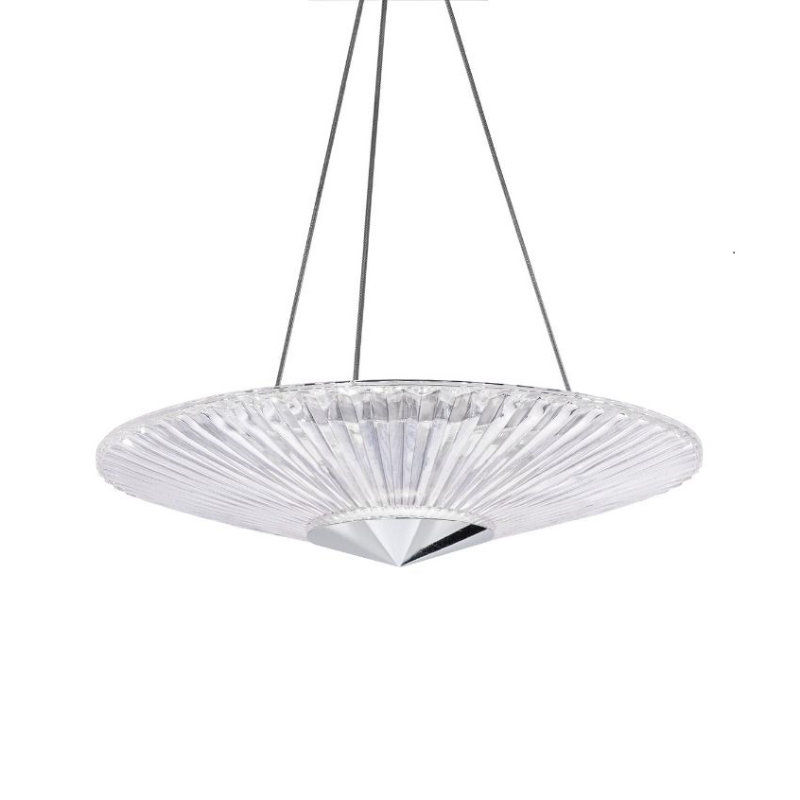 Meet Crystal Chandelier S7219 Origami 1-lt 19" LED Pendant