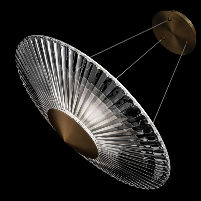 Meet Crystal Chandelier S7224 Origami 1-lt 24" LED Pendant