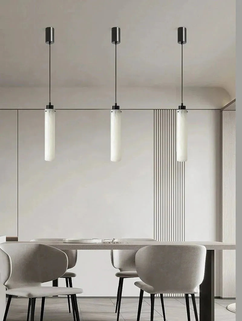 Simple marble pendant lamp - meetlighting