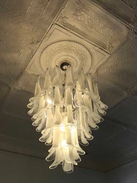 Murano Chandelier – 75 petals – Transparent by Meetlighting