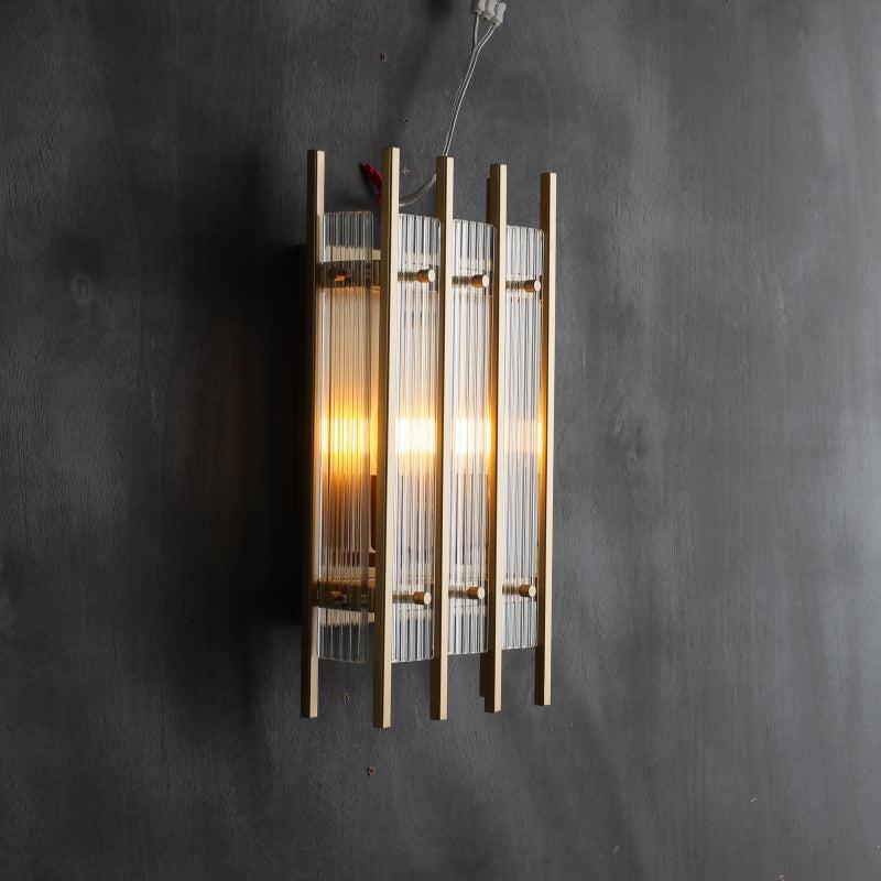 Sun Marco Glass Rectangular Wall Sconce