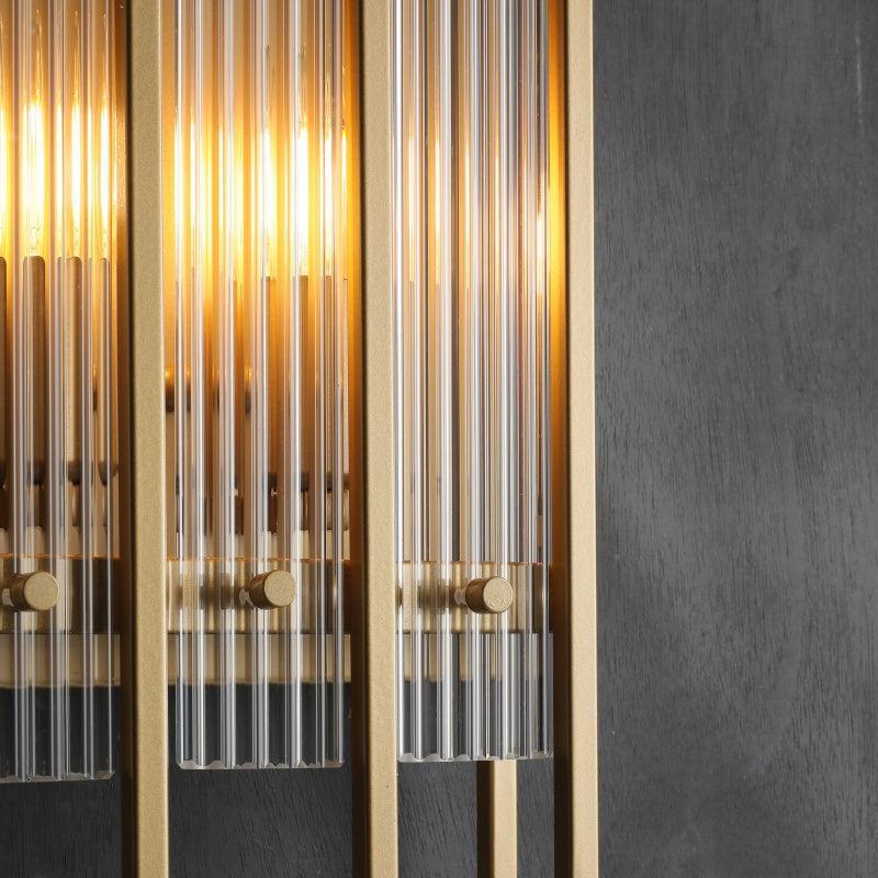 Sun Marco Glass Rectangular Wall Sconce