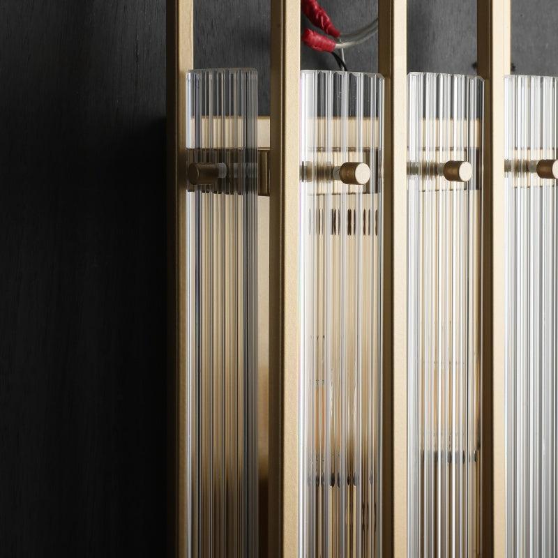 Sun Marco Glass Rectangular Wall Sconce