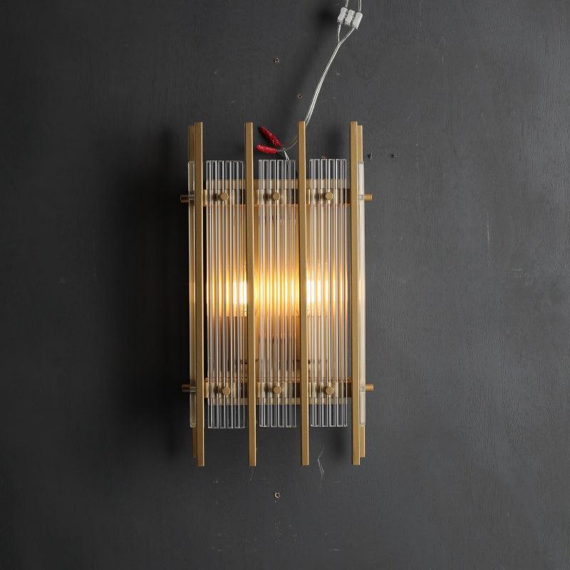 Sun Marco Glass Rectangular Wall Sconce