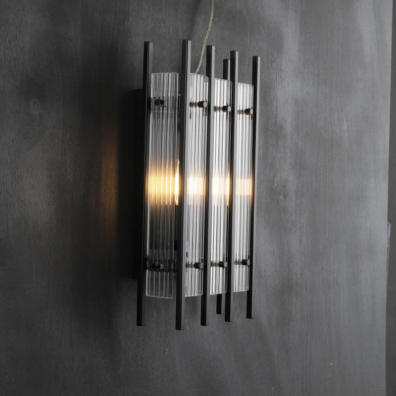Sun Marco Glass Rectangular Wall Sconce