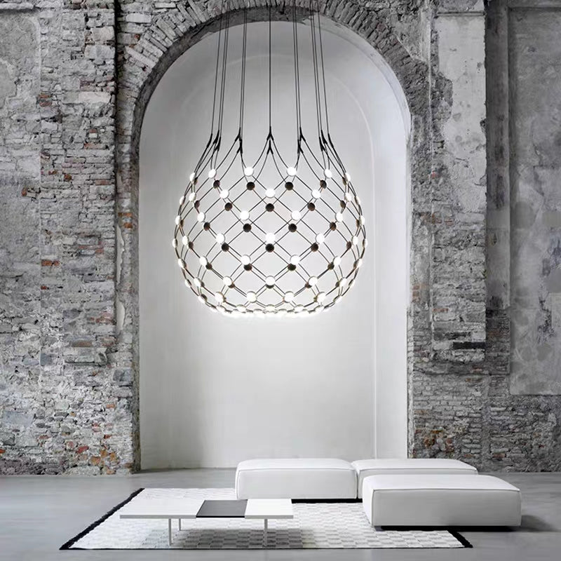 Modern Basket Chandelier for Living/Dining Room-MEET LIGHTING