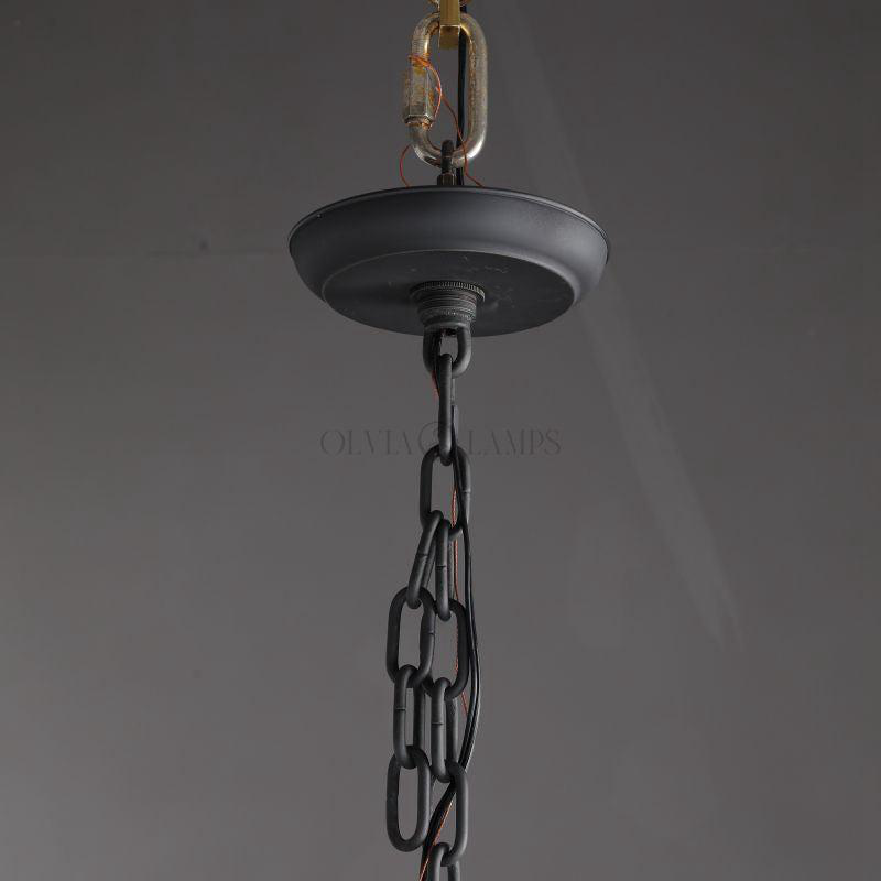 Thadeas Forged Round Chandelier 36" 48” 60” 72”