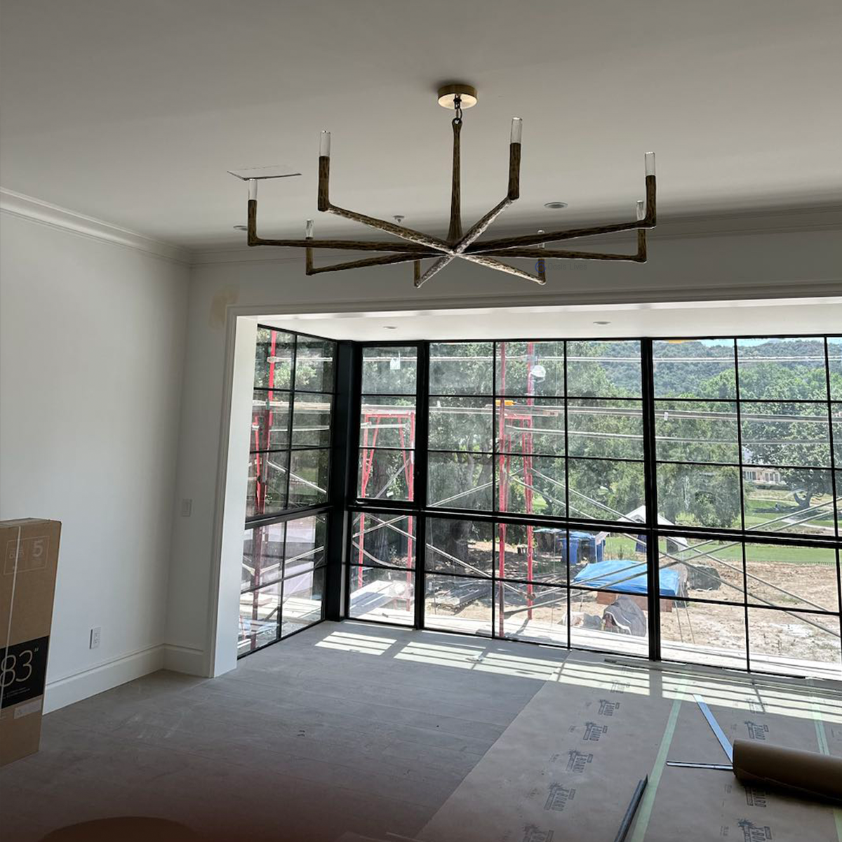 Thadeas Forged Round Chandelier 36" 48” 60” 72”