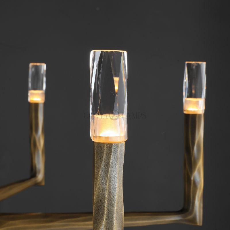 Thadeas Forged Round Chandelier 36" 48” 60” 72”