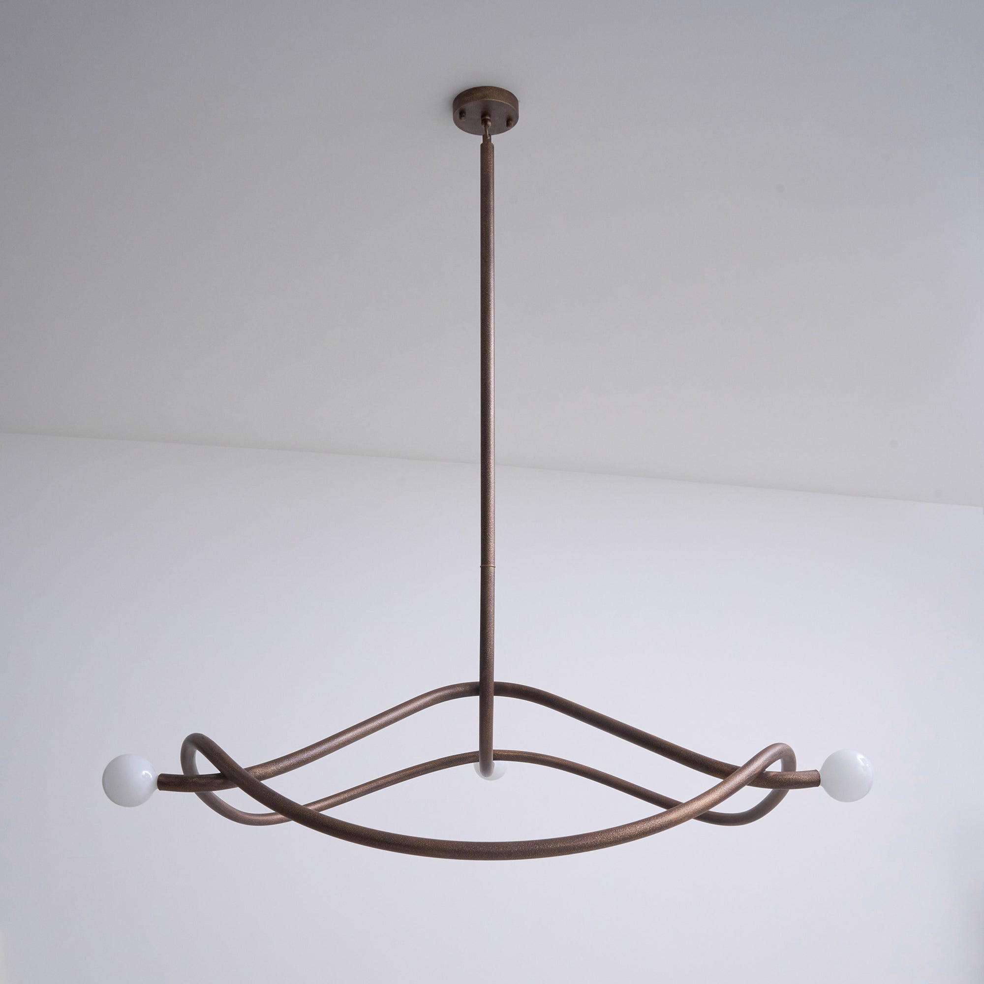 Tryst Chandelier - 3 lights ∅ 44.9″ x H 17.7″Antique BrassBlushlighting