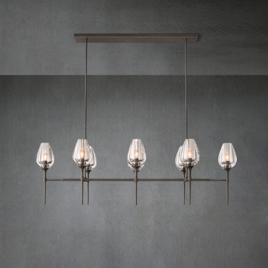 Tulipa Linear Chandelier 52''65''