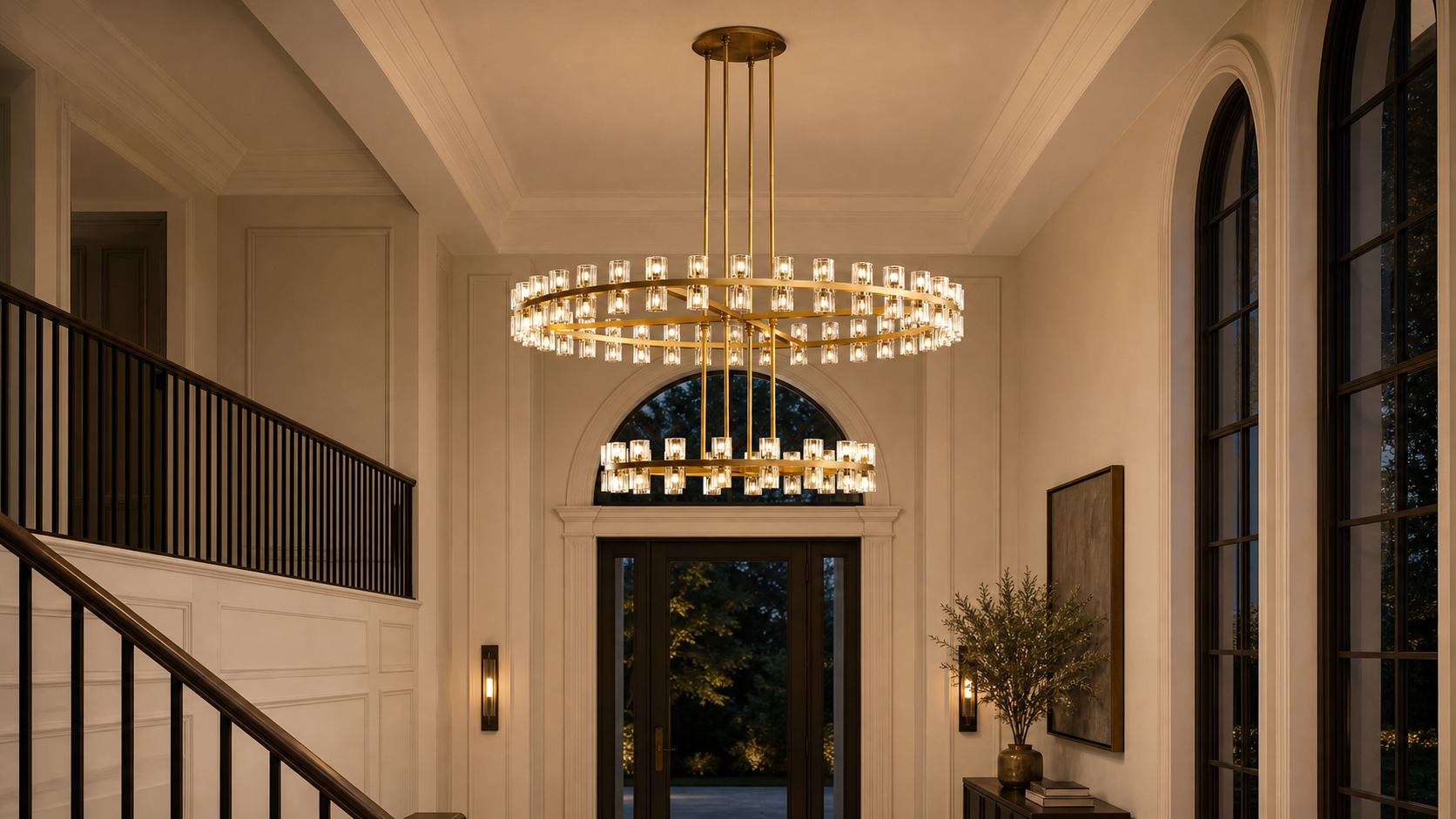 How Big Should a Foyer Chandelier Be?