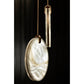 Alabaster Disc Pendant Light