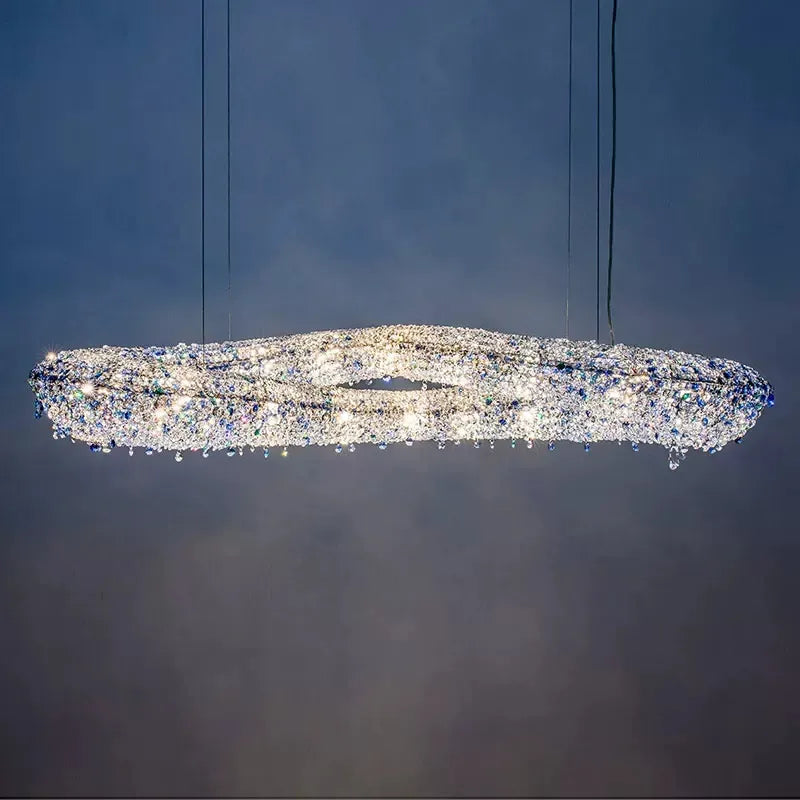 Luxury Infinity Crystal Chandelier for Living/Dining Room-MEET LIGHTING
