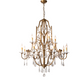 Caspian Vintage Candle Art Brass Chandelier For Living Room chandeliers for dining room,chandeliers for stairways,chandeliers for foyer,chandeliers for bedrooms,chandeliers for kitchen,chandeliers for living room Kevin Studio Inc   