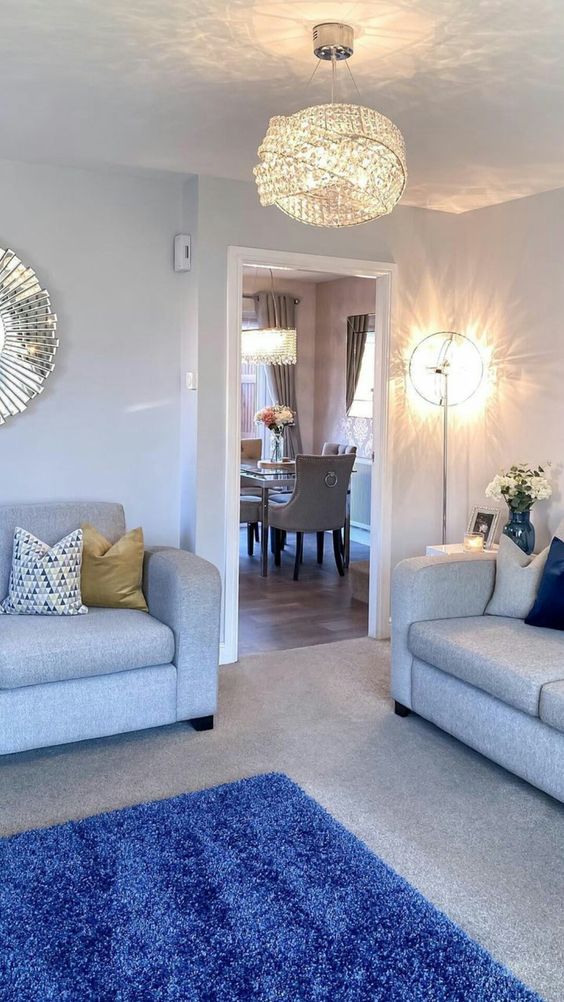 Round Crystal Ring Chandelier in Silver/Gold Finish for Lowg-ceiling-MEET LIGHTING