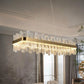 Flake Crystal Rectangle Chandelier