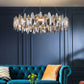 Multi-Sided Crystal Round Chandelier