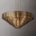 Siren Glass Round Chandelier 65"