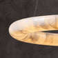 Art Rivage Calcite Curve Ring Chandelier 32" 40" 60"