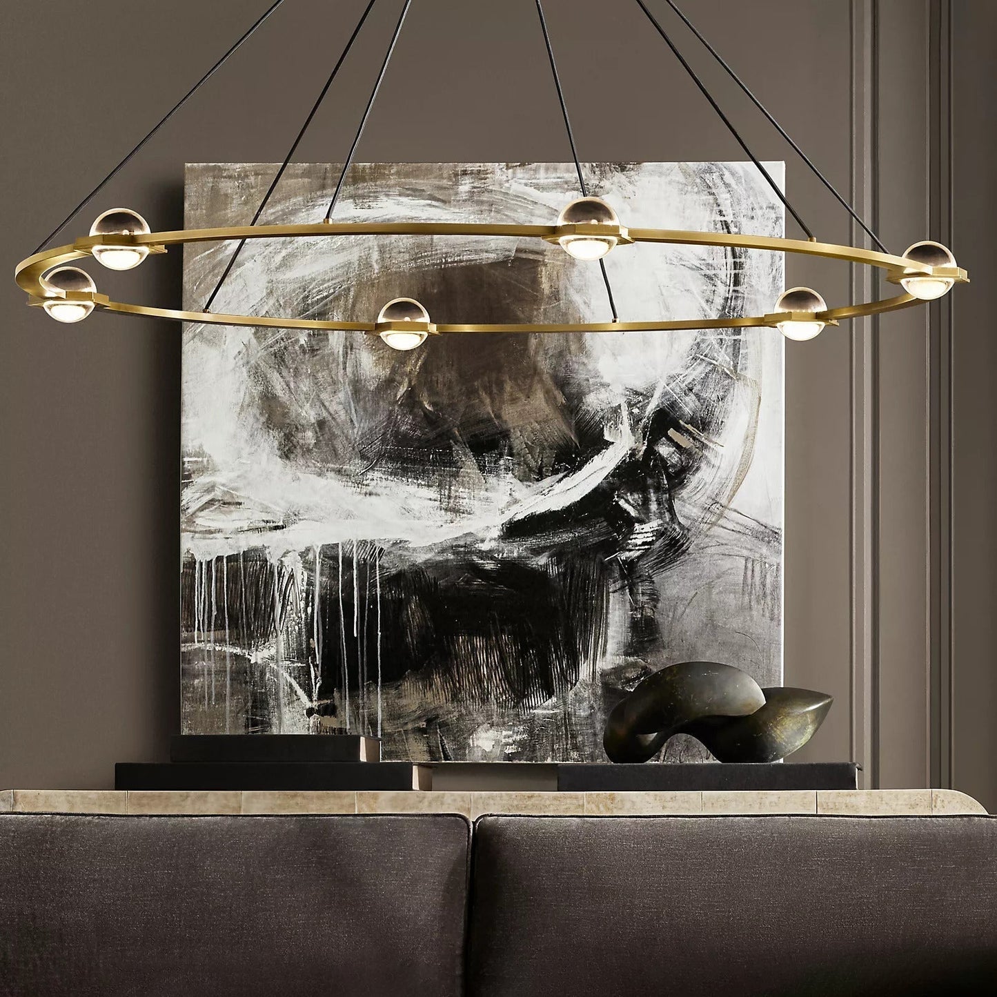 Eclatant Round Chandelier 60"