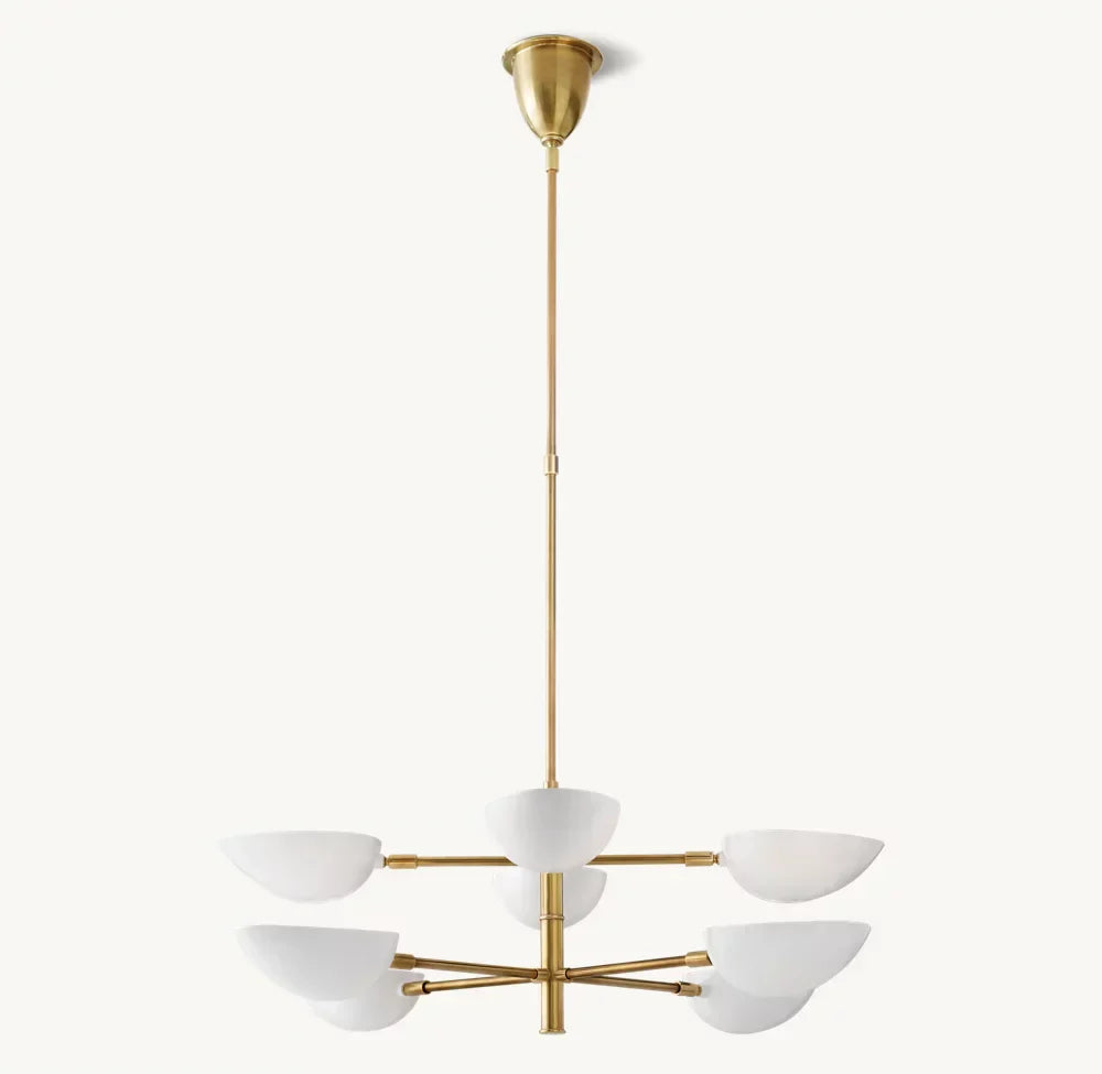 GRAPHIC CHANDELIER 38"