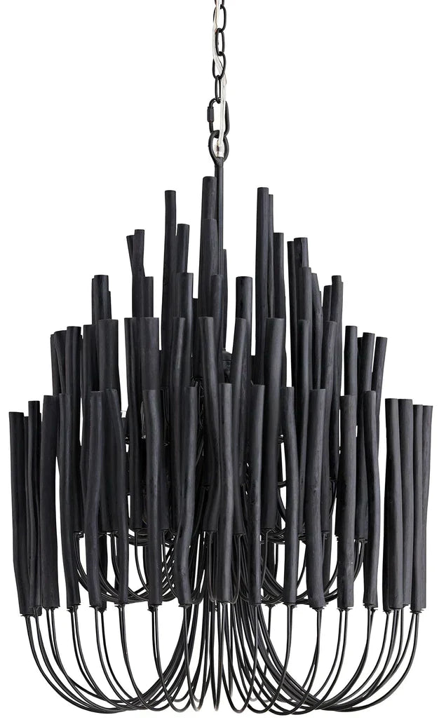 Modern Art Design 5/6-Light Modern Branch Modeling Chandelier in White/Black