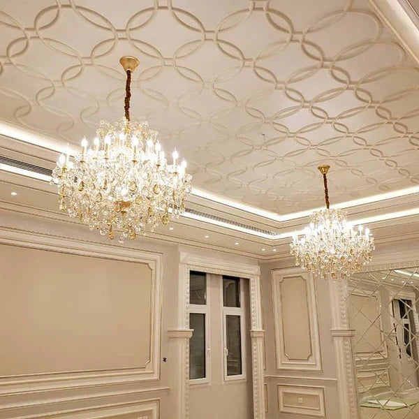 Allumage Extra Wide Classic Crystal Chandelier - Meetlighting