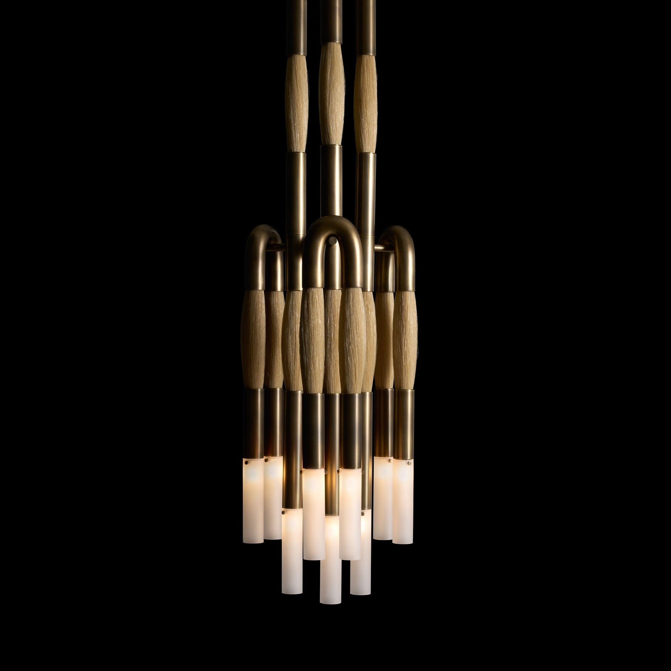 Antonia Horsehair Pendant 9-Light by Meetlighting