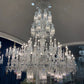 Opulent Classic Candle Crystal Grand Chandelier chandeliers for dining room,chandeliers for stairways,chandeliers for foyer,chandeliers for bedrooms,chandeliers for kitchen,chandeliers for living room Kevinstudiolives 95 Lights 70.87" W x 98.42" H  