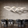 Scarlett Designer Alabaster Pendant Light, Modern Luxury Inspired Chandelier