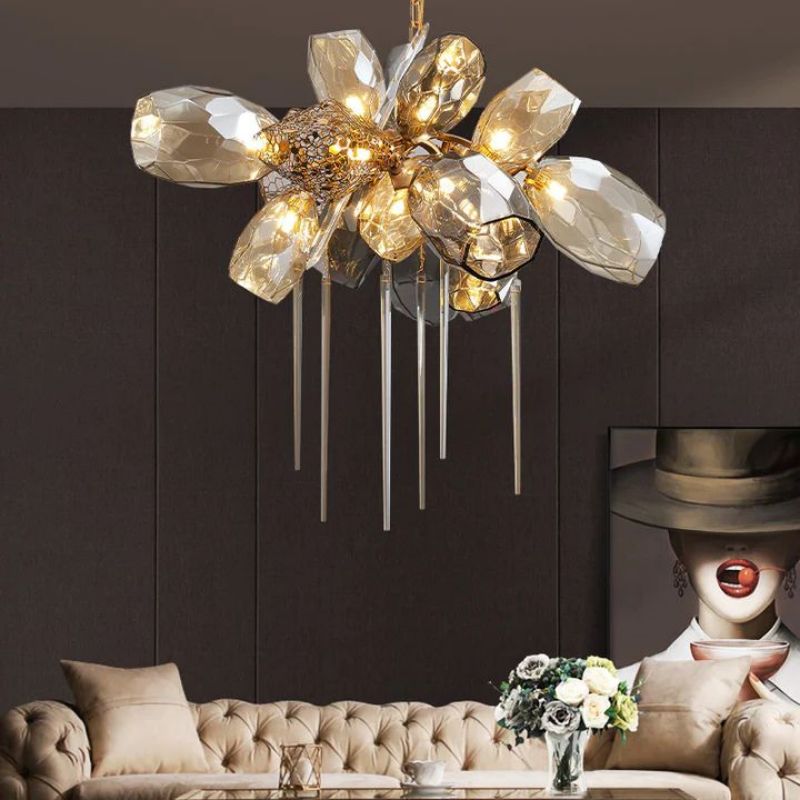 Bryce Contemporary Glass Chandelier