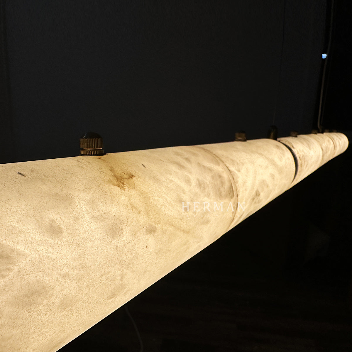 Alabaster Magnificence Art Linear Chandelier