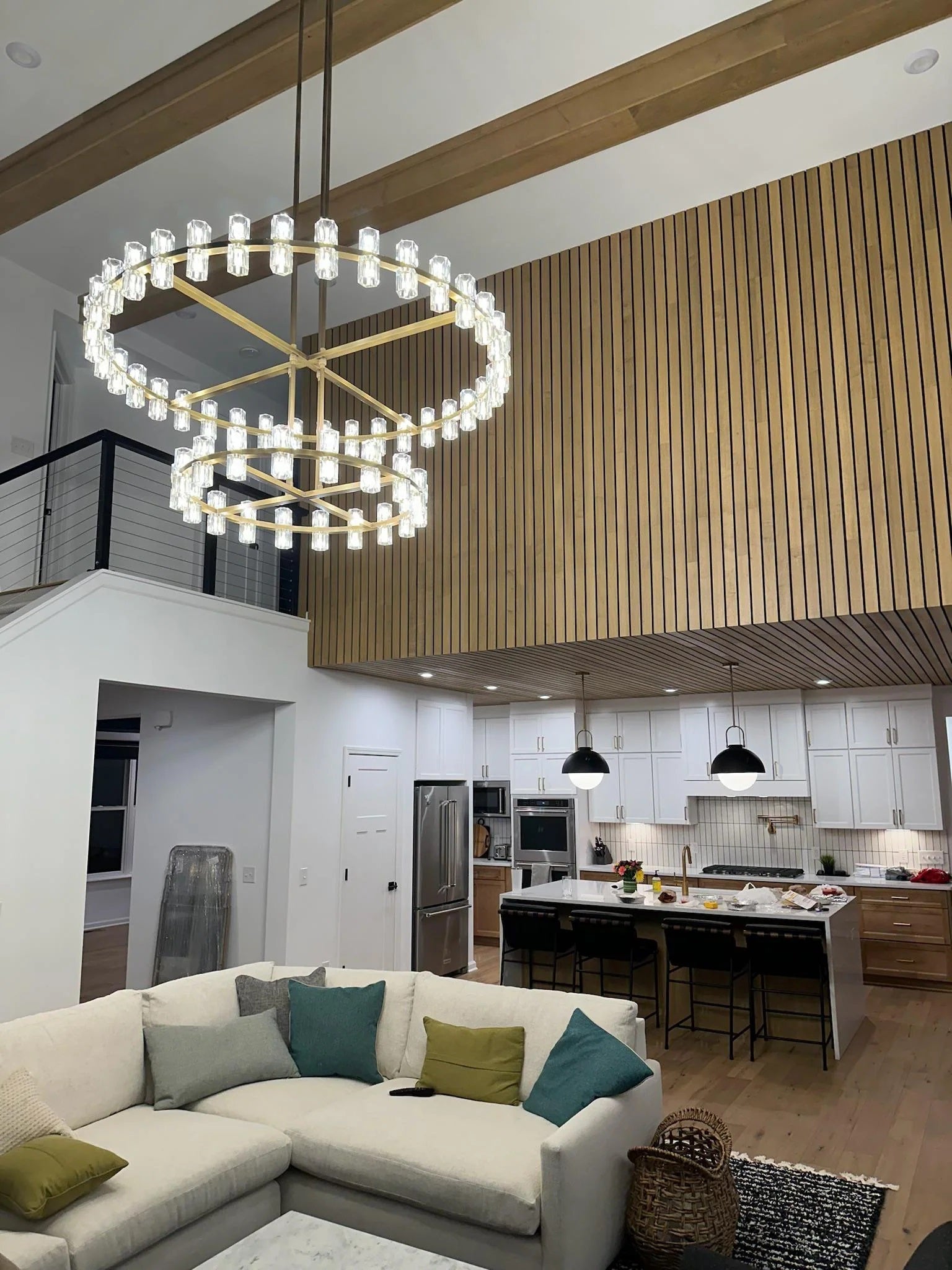 Arcachon Round 2-Tier Chandelier 60"