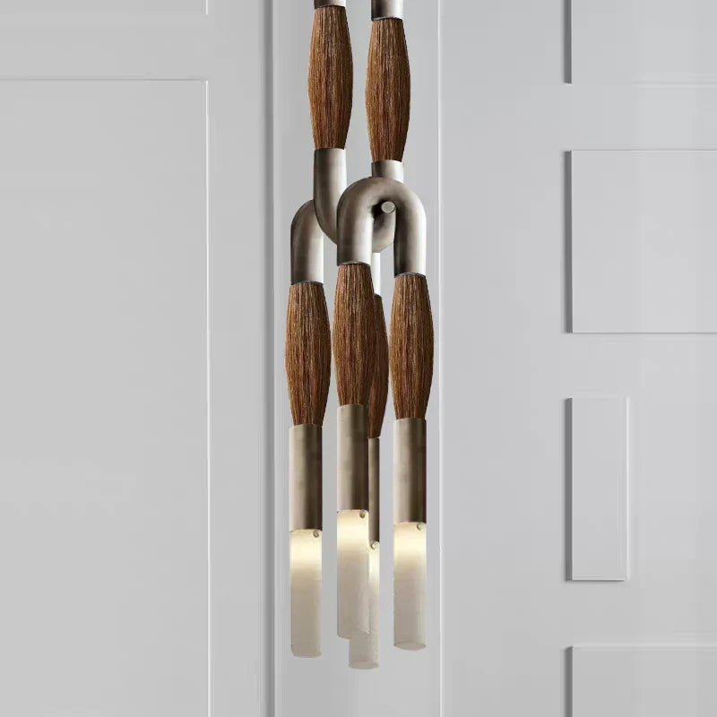 Antonia Horsehair Pendant 4-Light by Meetlighting