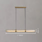 Alabaster Modern Linear Chandelier