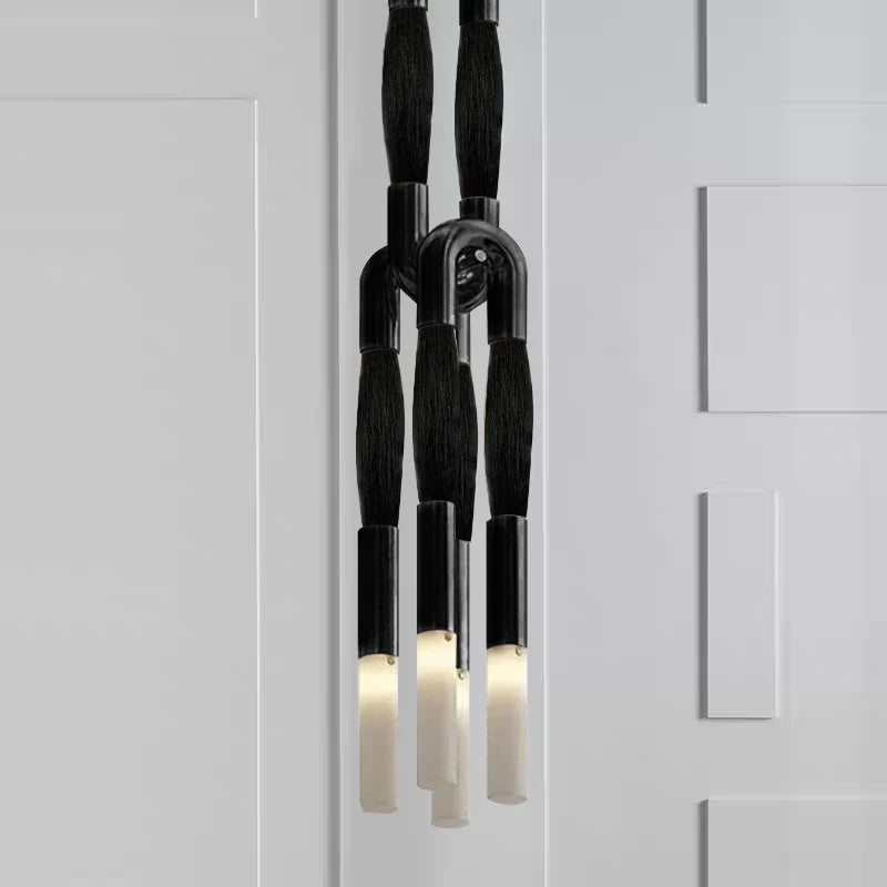 Antonia Horsehair Pendant 4-Light by Meetlighting