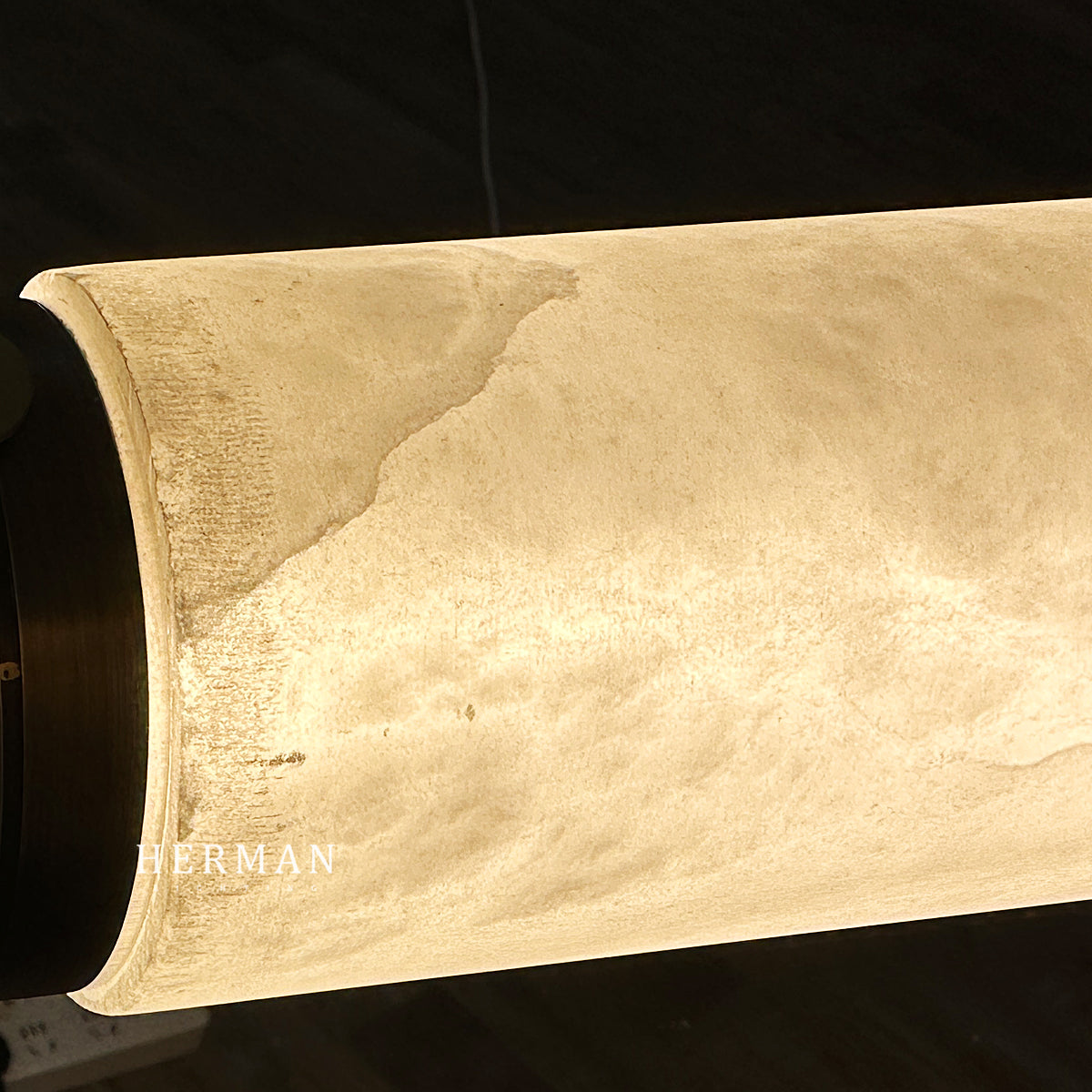 Alabaster Magnificence Art Linear Chandelier