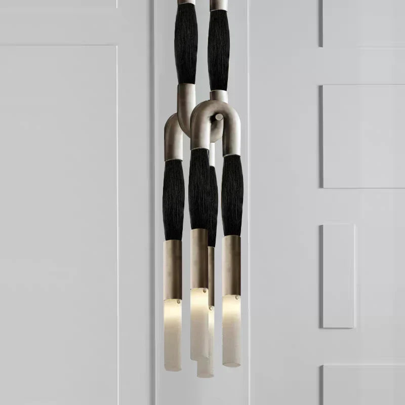 Antonia Horsehair Pendant 4-Light by Meetlighting