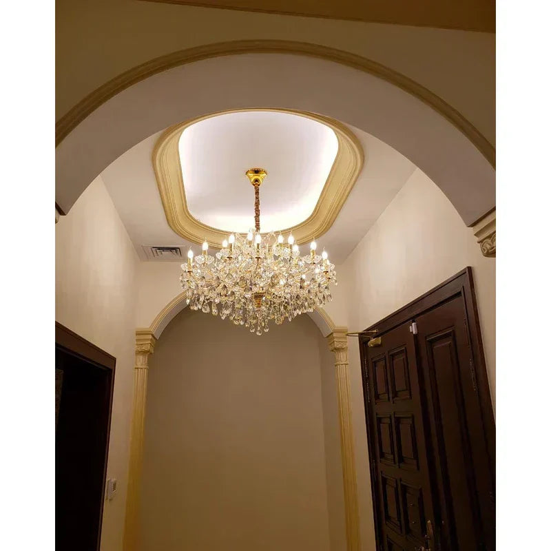 Allumage Extra Wide Classic Crystal Chandelier - Meetlighting