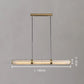 Alabaster Modern Linear Chandelier