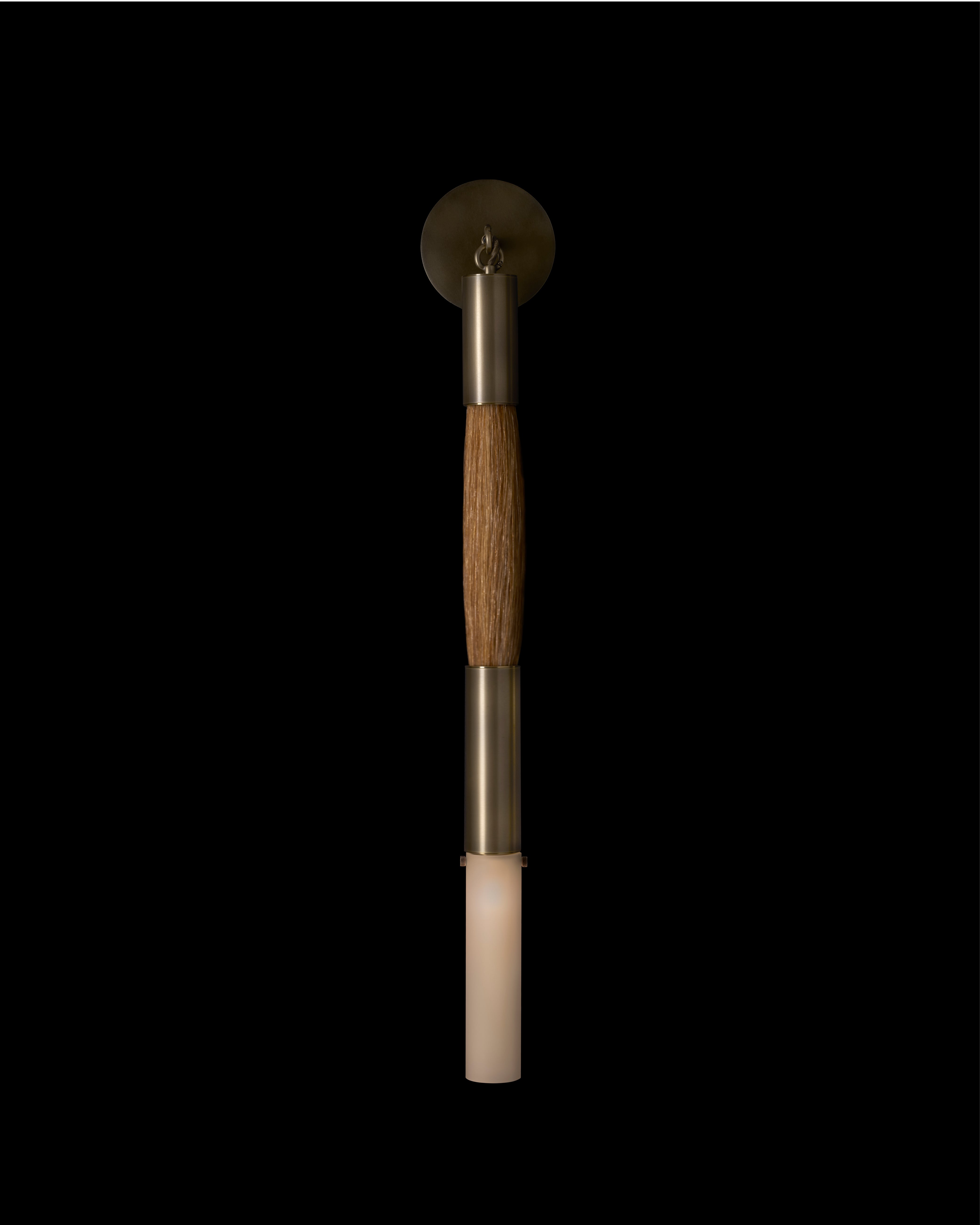 Antonia Horsehair Wall Sconce by Meetlighting