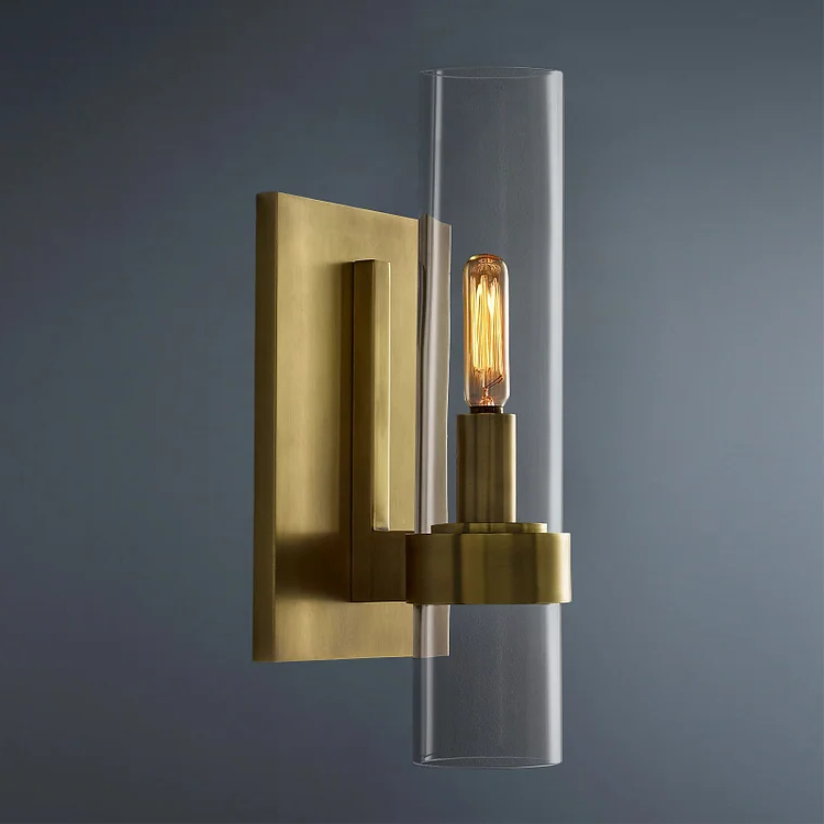 Ravelle Glass Shaded Wall Sconce Wall Lamps For Bedroom