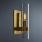 Ravelle Glass Shaded Wall Sconce Wall Lamps For Bedroom