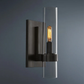 Ravelle Glass Shaded Wall Sconce Wall Lamps For Bedroom