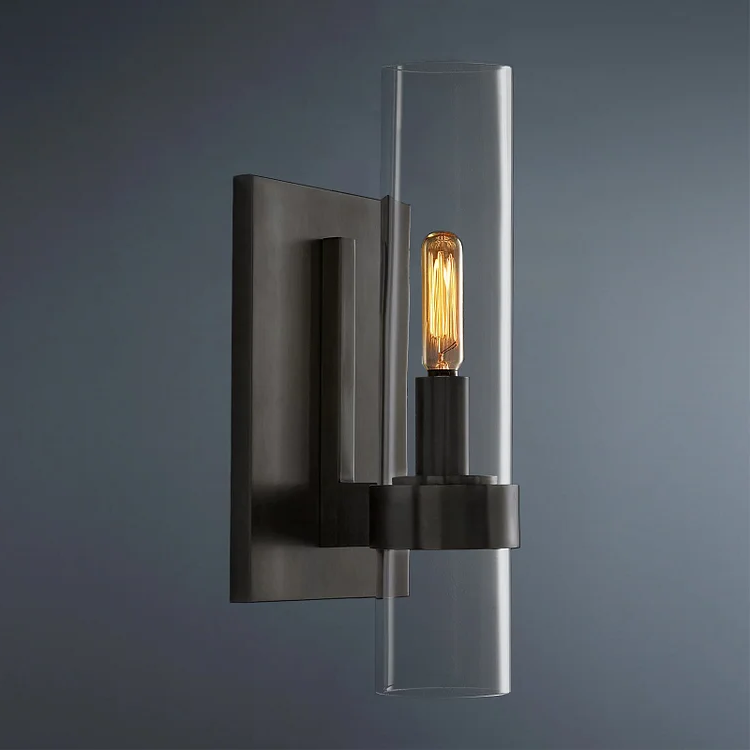 Ravelle Glass Shaded Wall Sconce Wall Lamps For Bedroom